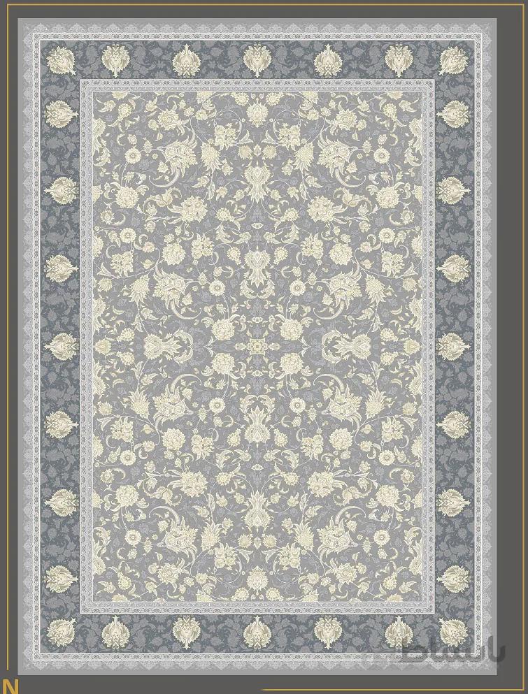 قالی سلیمان P002 کد رنگ 3834 موشی