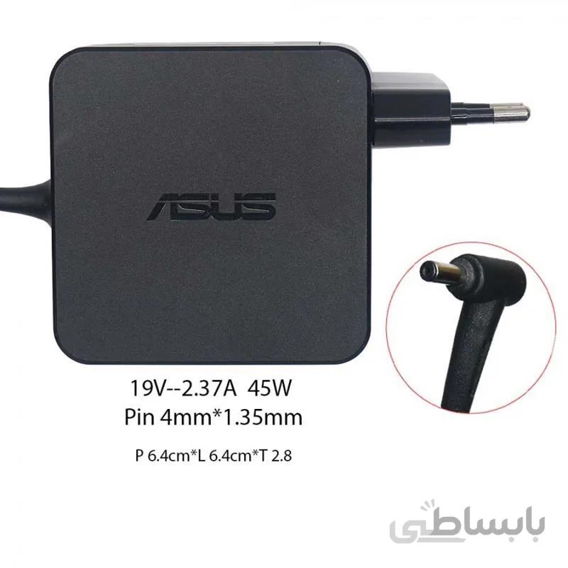 شارژر لپ تاپ ایسوس 2.37 آمپر 19 ولت اورجینال زینبوک ا asus 19v 2.37a orginal zenbook adapter
