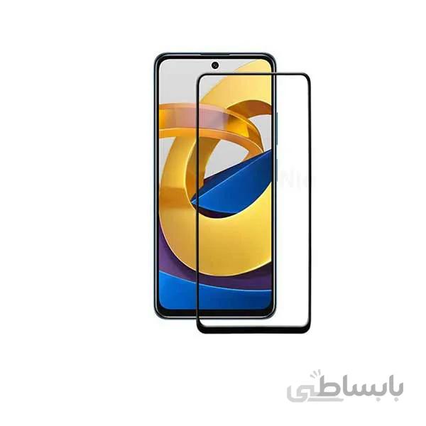 گلس ام 4 پرو فول چسب شیشه ای محافظ صفحه نمایش گوشی موبایل شیائومی