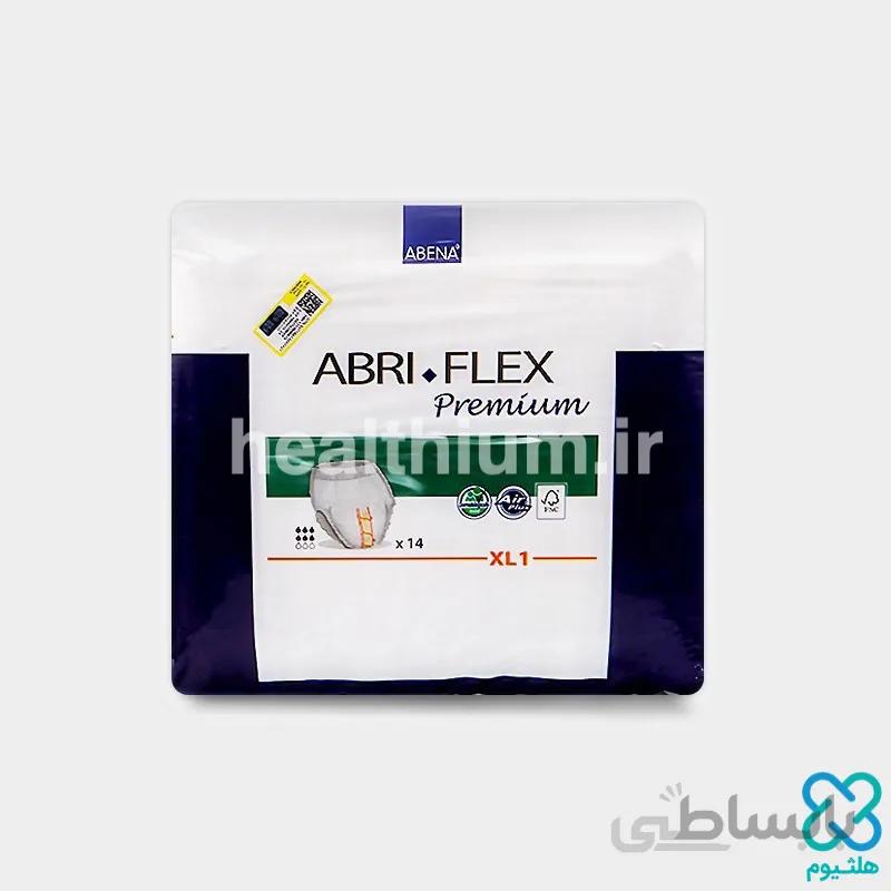 پوشینه بزرگسال شورتی ابری فلکس (Abri-Flex) سایز XL1 بسته ۱۴ عددی