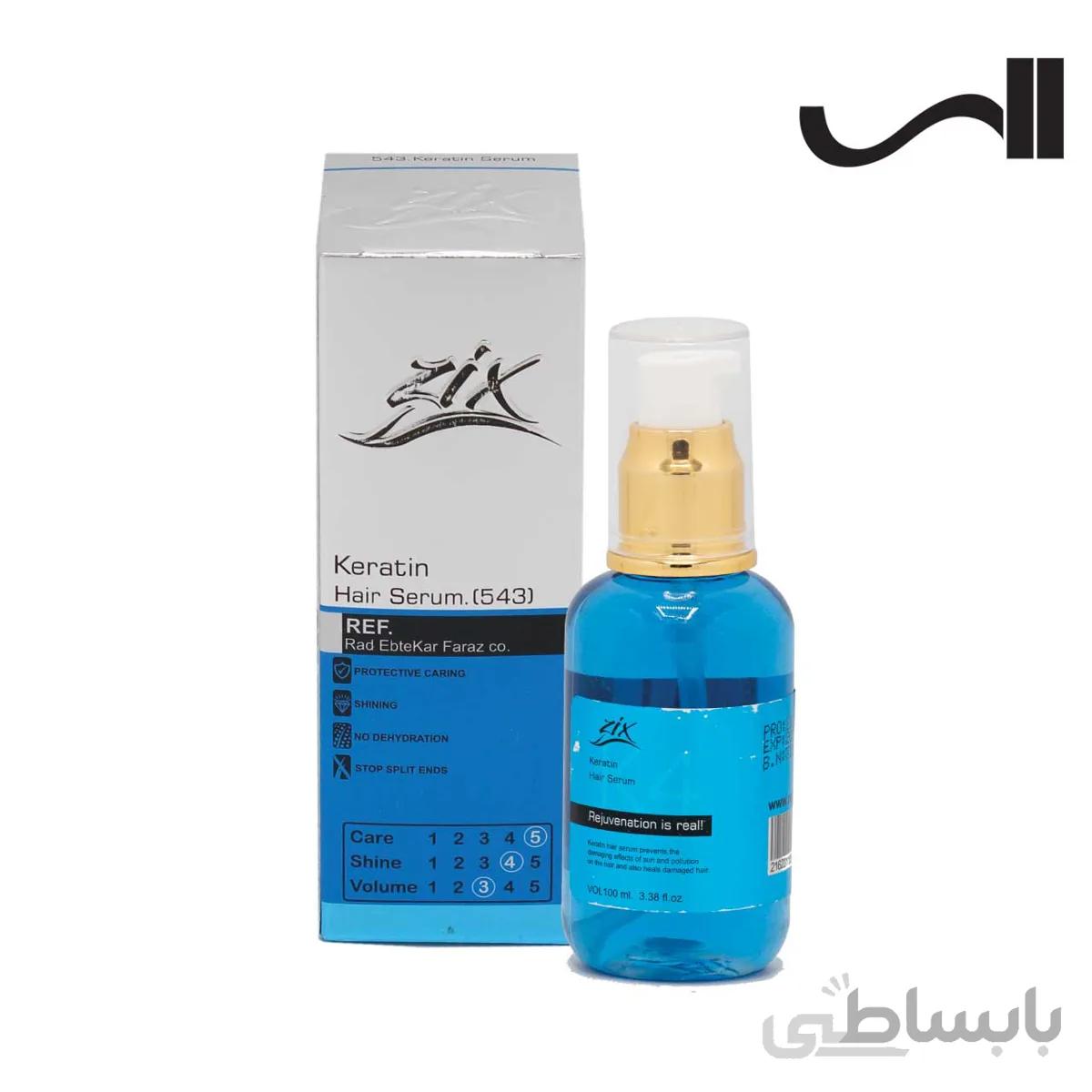 سرم مو حاوی کراتین ZIX