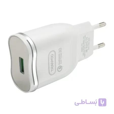 شارژر دیواری ترانیو مدل V70 همراه با کابل MicroUSB