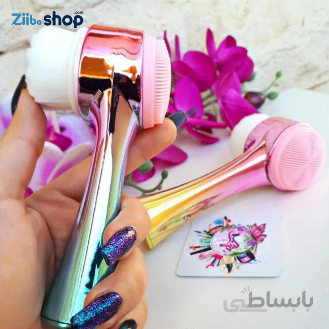 فیس براش و ماساژور دستی صورت آیینه ای
