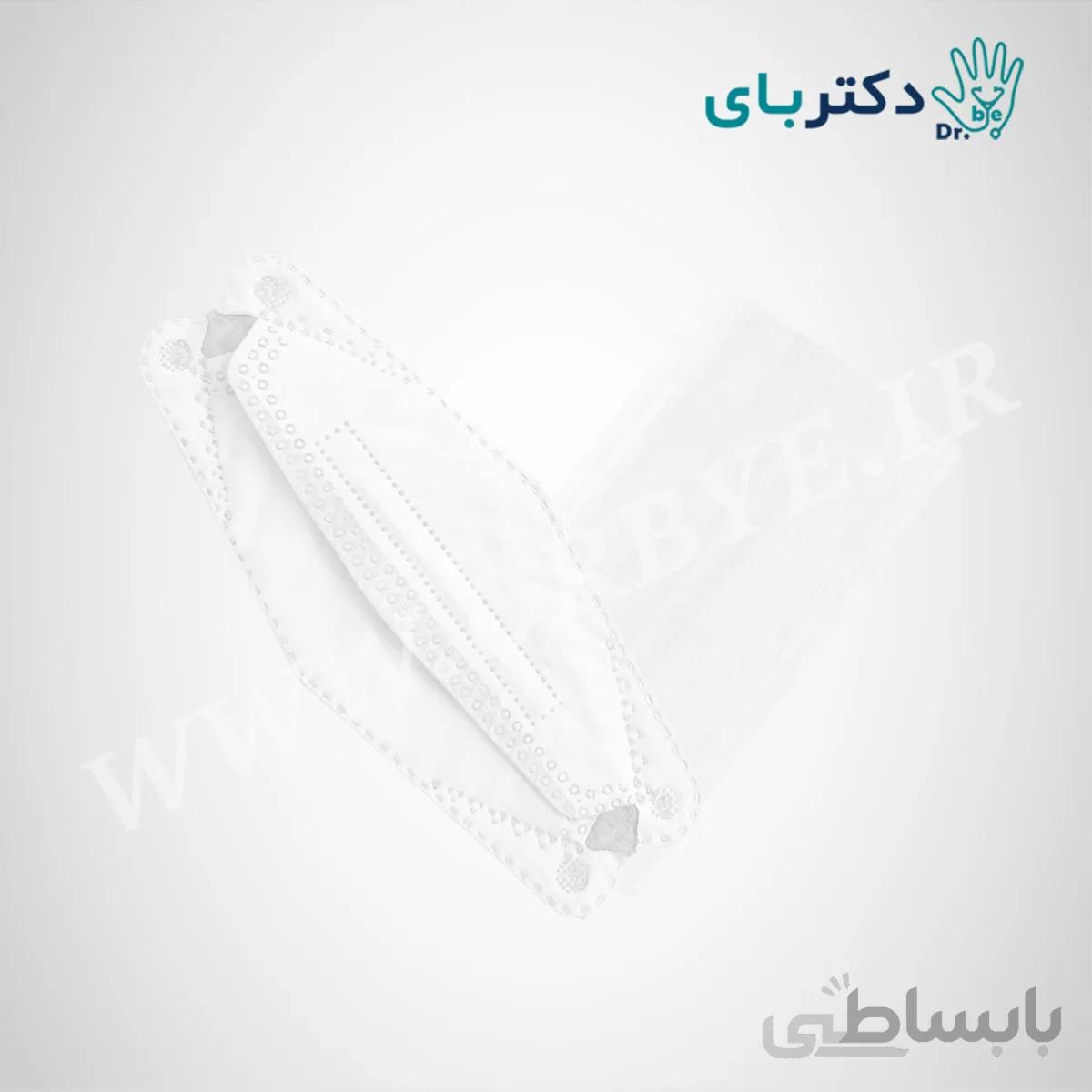 میکس ماسک تنفسی سه لایه و سه بعدی برند دکتر بای رنگ سفید 50 عددی ا White Drbye Mixed 3 Layers & 3D Mask