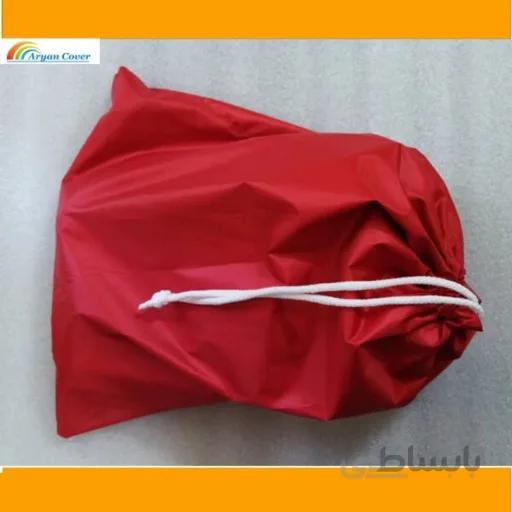 کاور کفش جنس شمعی رنگ قرمز پشت نقره ای ضد آب - آرین کاور