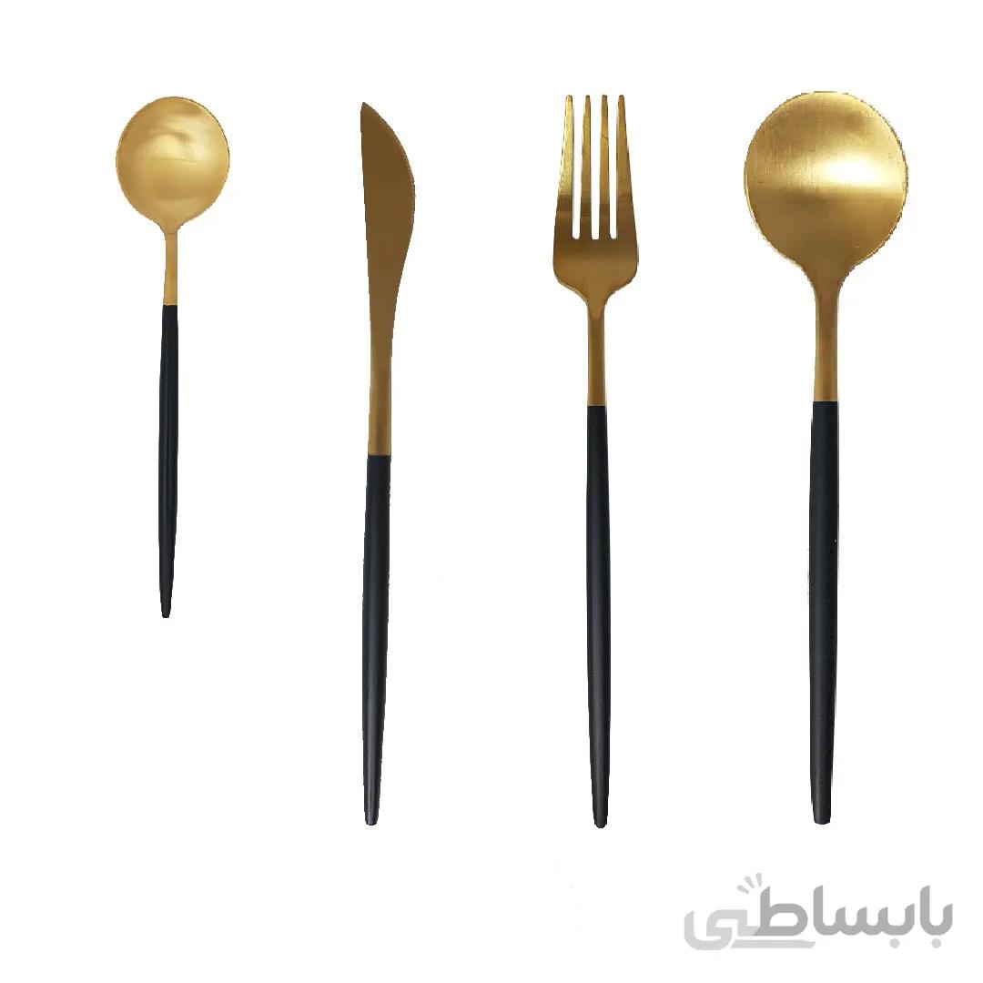 سرویس قاشق و چنگال 24 پارچه لاکچری مدل LYDIA
