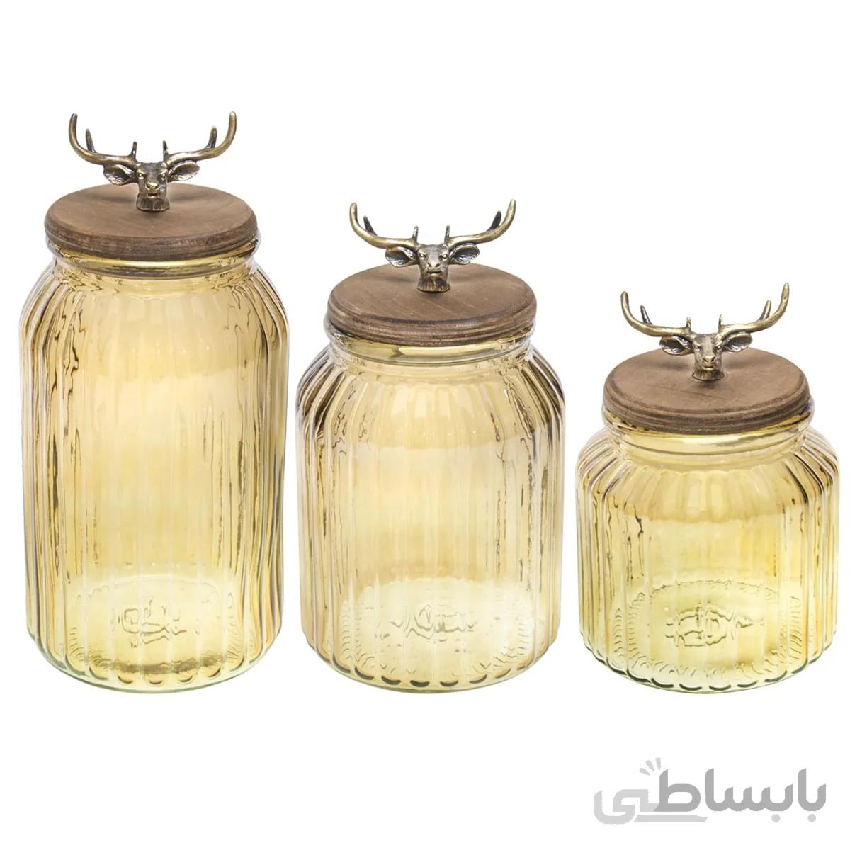 ست بانکه بلوری طرح گوزن کد 2334