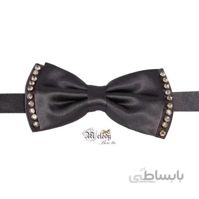 پاپیون سری مندو نگین دار 'طلایی' (دودی)