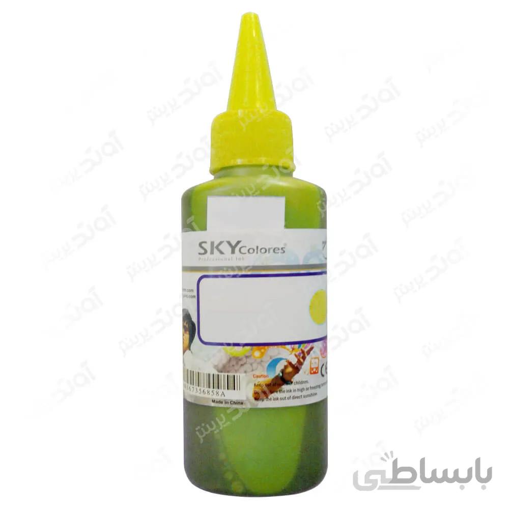 جوهر پرینتر اپسون رنگ زرد Epson Sky Colors 100ml