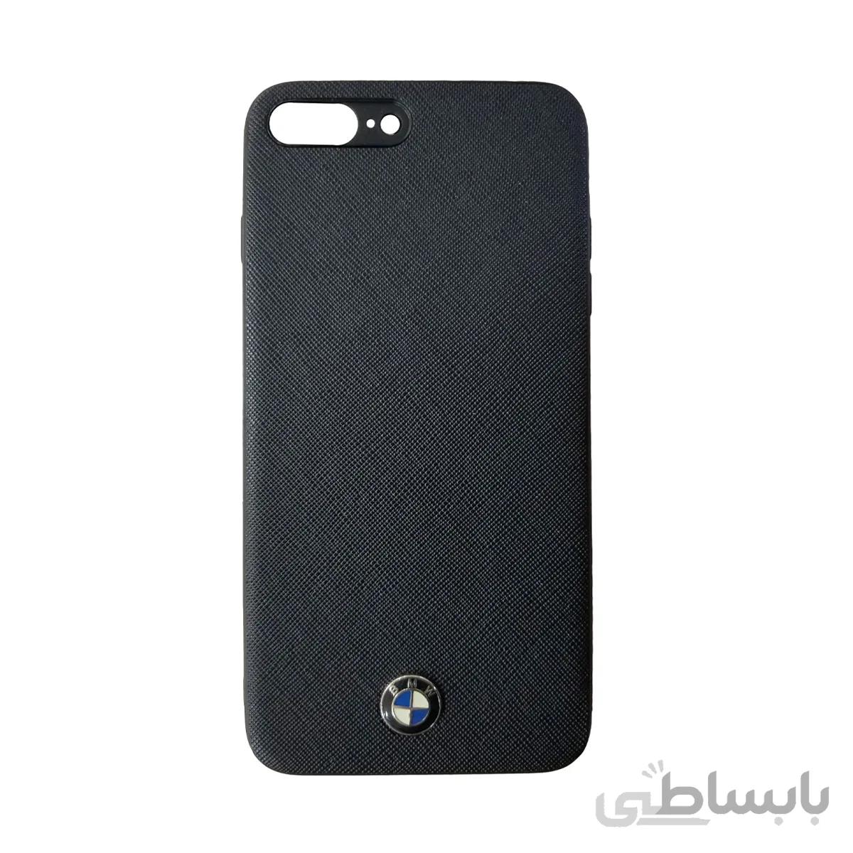 قاب چرمی سوزنی لوگو bmw مناسب iphone 7+/8 plus