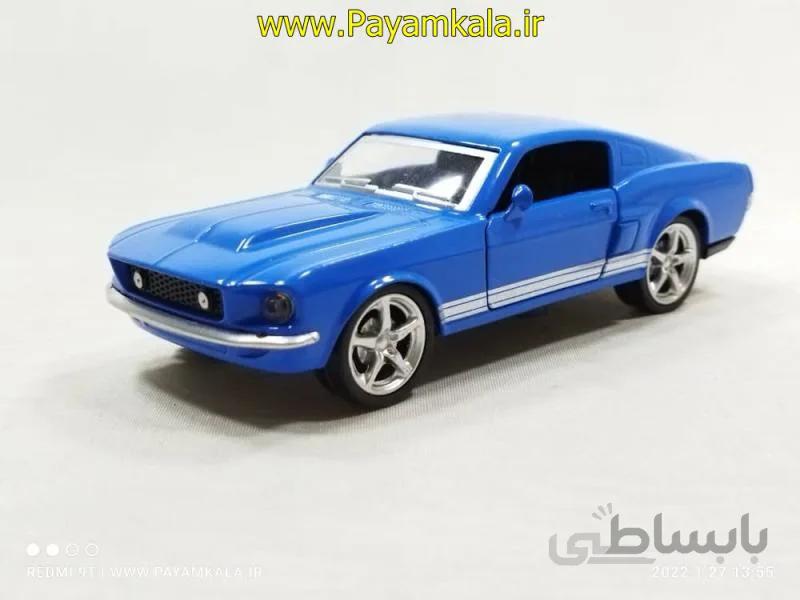 ماشین فلزی اسپرت آمریکایی چراغدار (KINGSTOY) (03) آبی