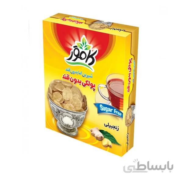 پولکی زنجبیلی بدون قند