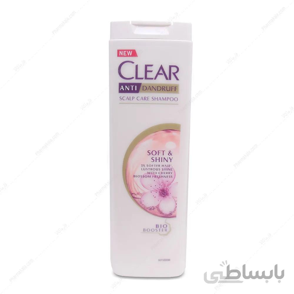 شامپو ضد شوره بانوان Soft And Shiny کلیر 400ml