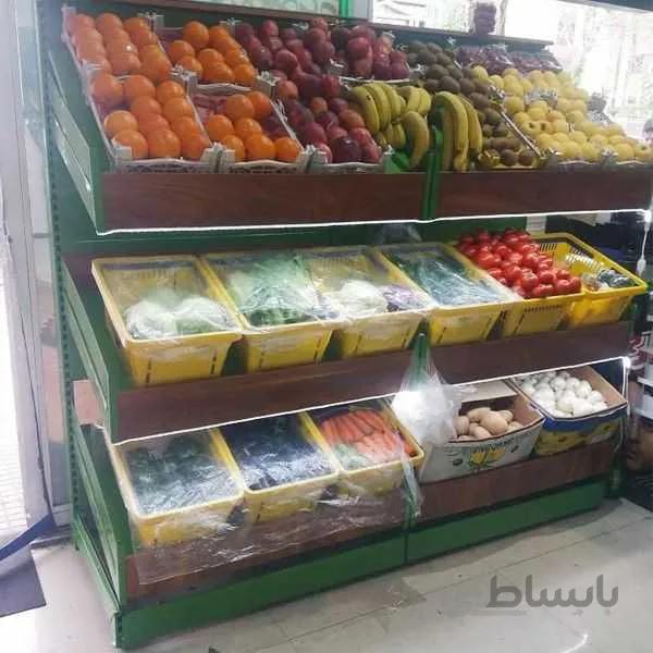 قفسه میوه سبزیجات فروشگاهی
