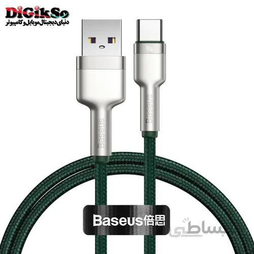 کابل فست شارژ تایپ سی (Type-C) باسئوس مدل CATJK به طول 1 متر