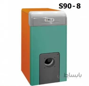 دیگ چدنی لوله وماشین سازی ایران(با پانل)،(MI3)مدلS90-8