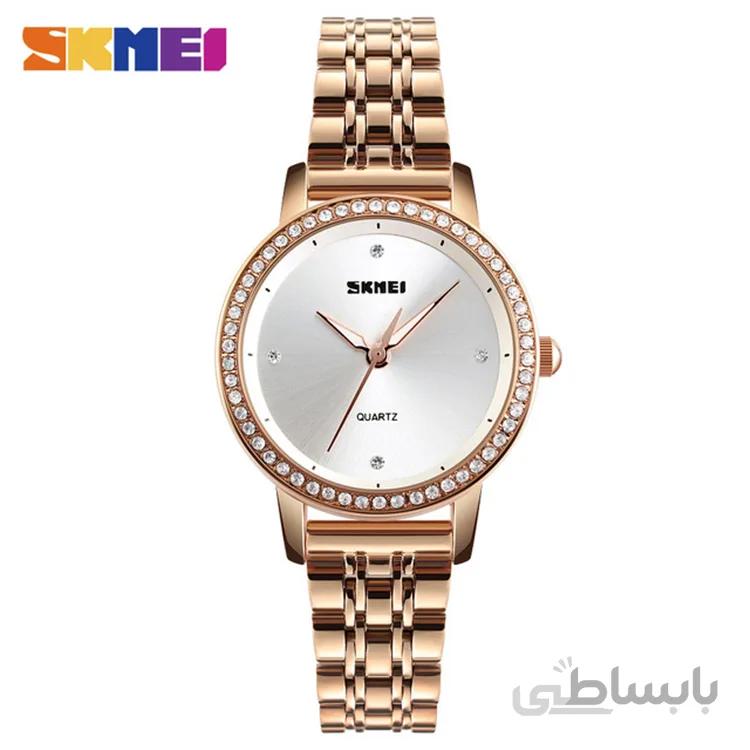 ساعت مچی عقربه ای زنانه اسکمی مدل 1311 rose gold
