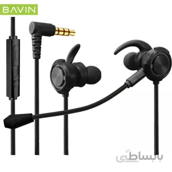 هدست مخصوص بازی باوین مدل hx837 ا BAVIN HX837 Gaming Wired Headset with detachable Dual Microphone Mobile Esports 3.5mm audio Jack