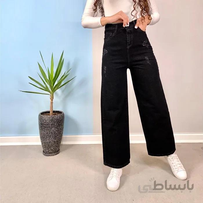 شلوار بگ استایل جین برند منگو