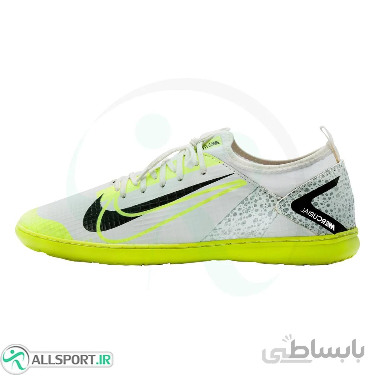 کفش فوتسال نایک مرکوریال طرح اصلی Nike Mercurial White Limon
