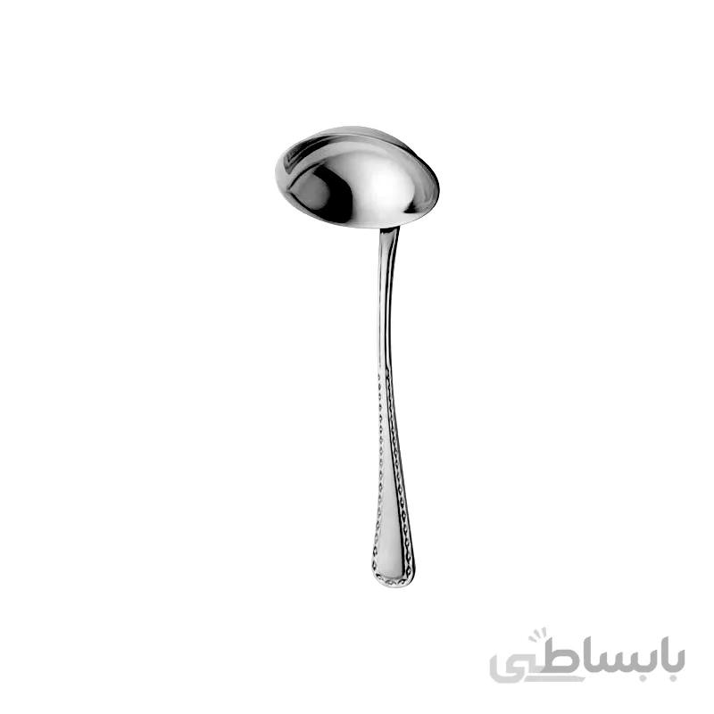 ملاقه سس ناب استیل طرح برلین استیل براق (1 پارچه)