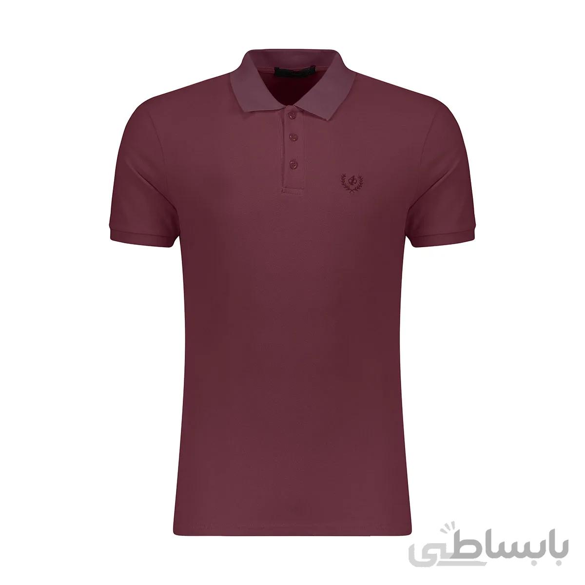 تیشرت سه دگمه مردانه آستین کوتاه