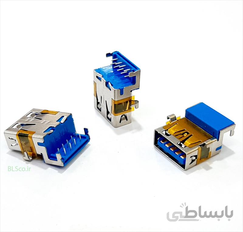 جک USB3 لپ تاپ کد 516 ا USB 3.0 Port Jack Socket