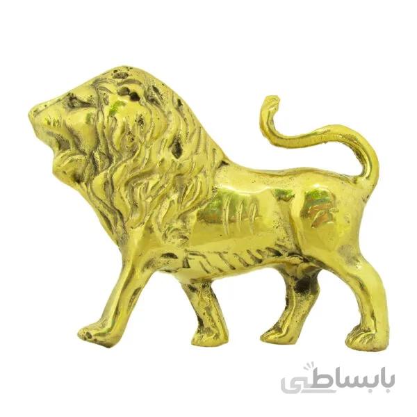 مجسمه برنزی طرح شیر سایز کوچک کد ۱۲۱۱