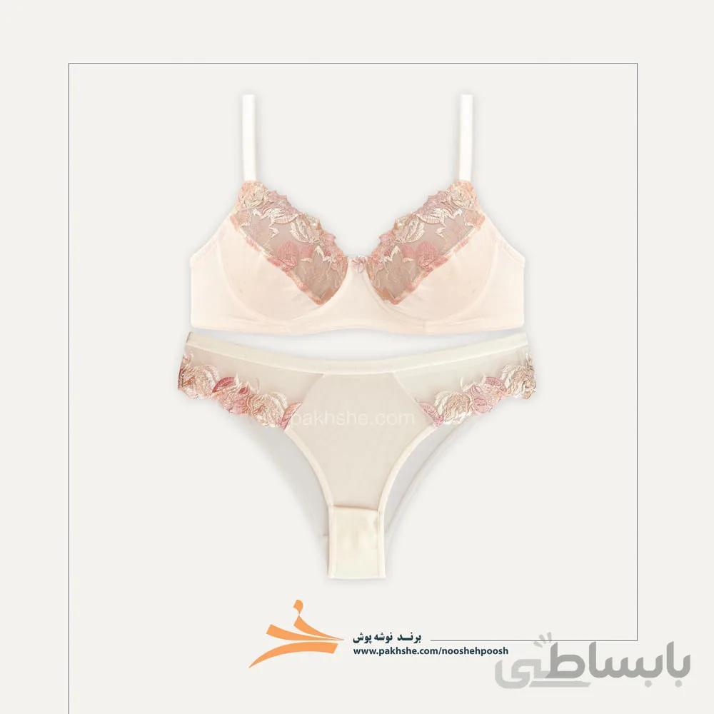 ست مخملی نباتی فنردار برند نوشه پوش 85005