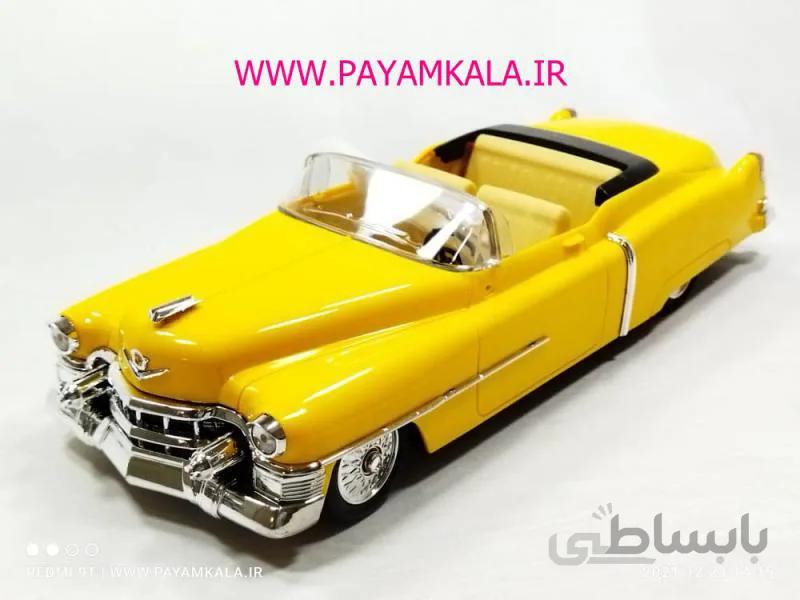 ماشین پلاستیکی کادیلاک الدورادو (DORJ TOY) زرد