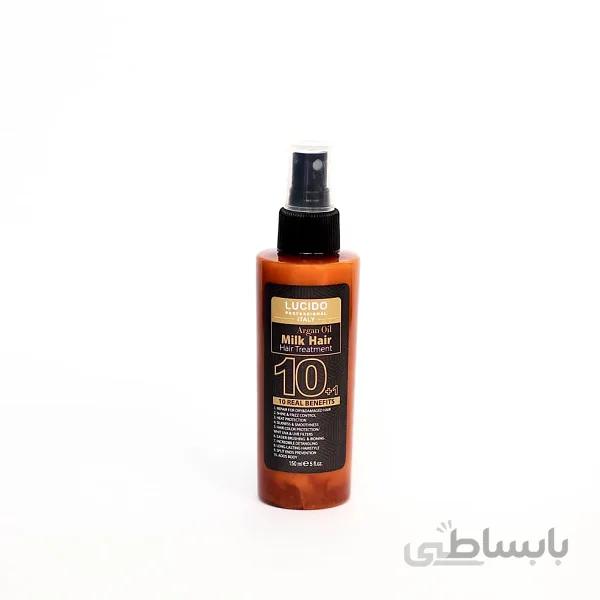ماسک مو آرگان بعد حمام لوچیدو مدل LUCIDO MILK HAIR حجم 150 میل