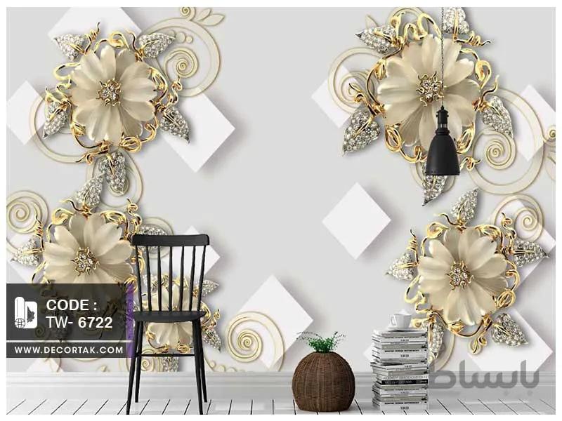 پوستر دیواری پشت تلویزیون کد TW-6722
