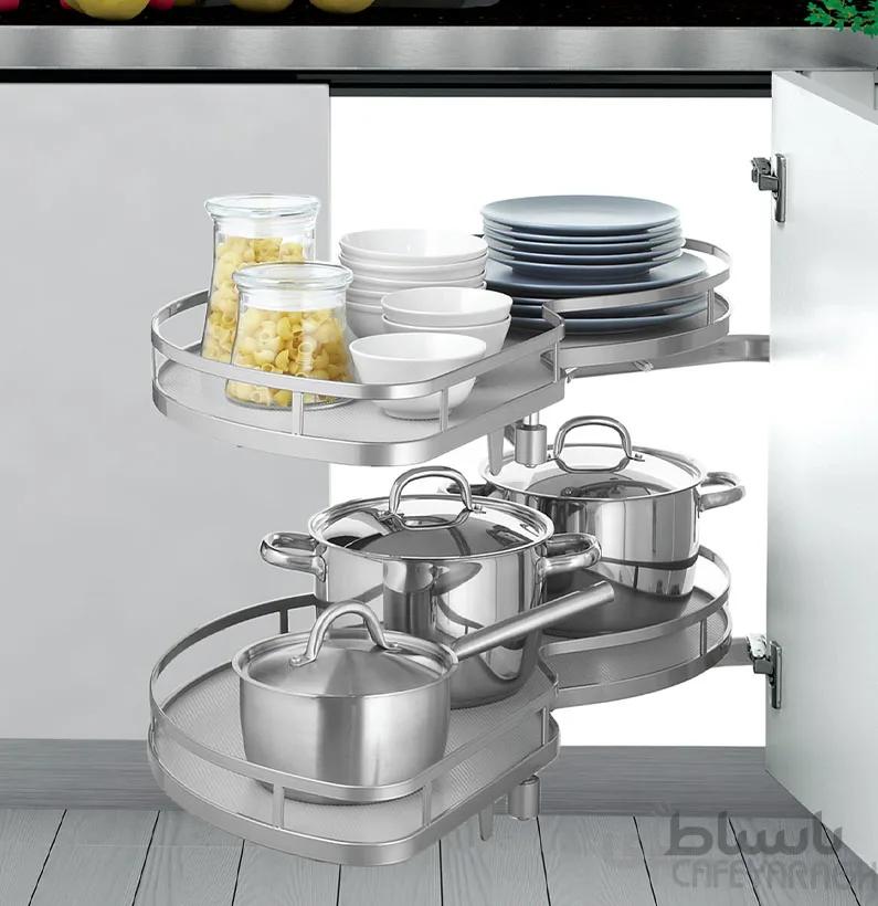 لمن کرنر کابینت زمینی آرامبند مدل WB2207