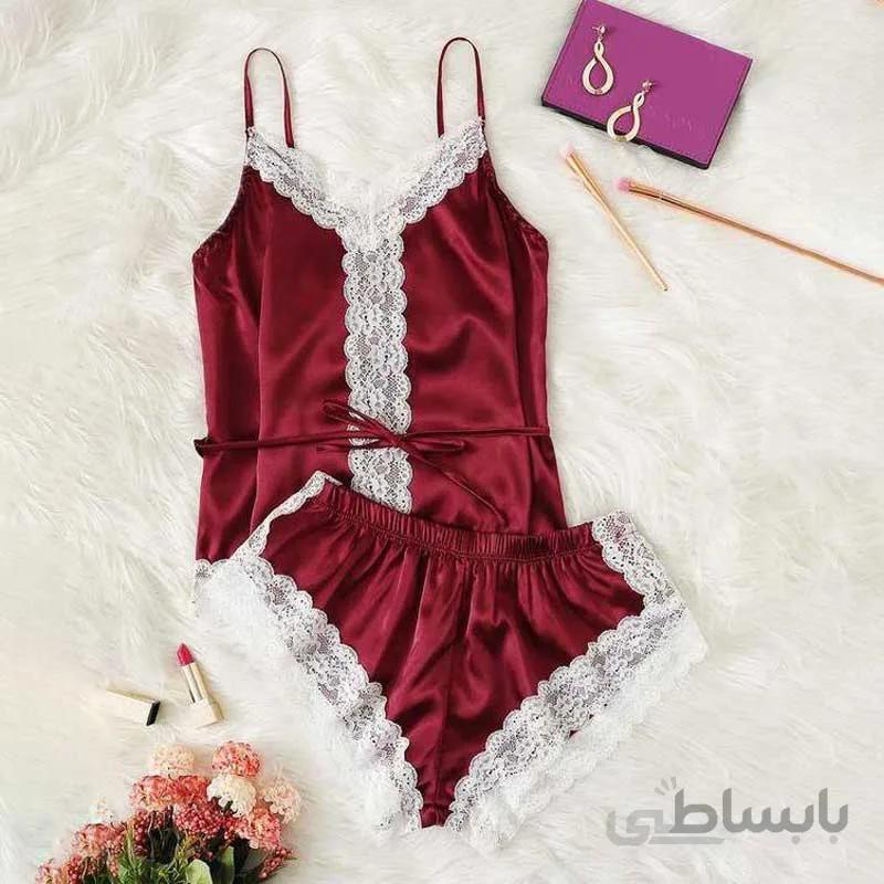 تاپ و شلوارک کریسمسی مدل victoria704