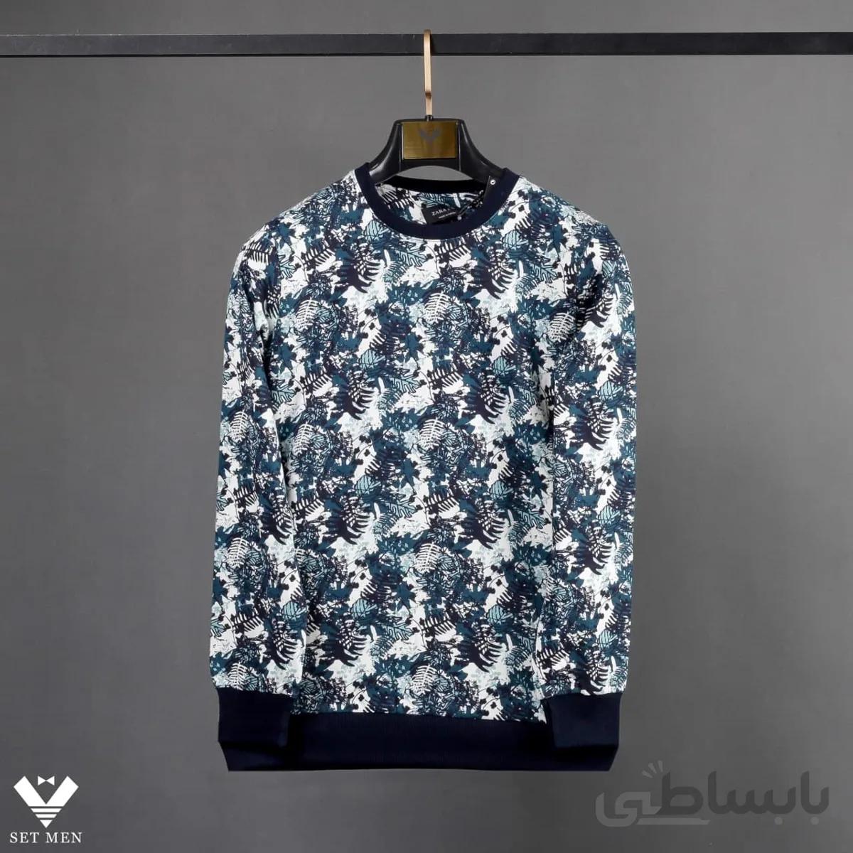 دورس زارا یقه گرد طرح برگ dy137
