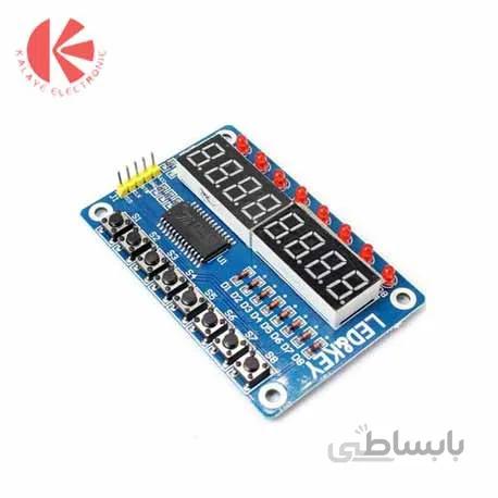 ماژول سگمنت 8 رقمی با درایور TM1638