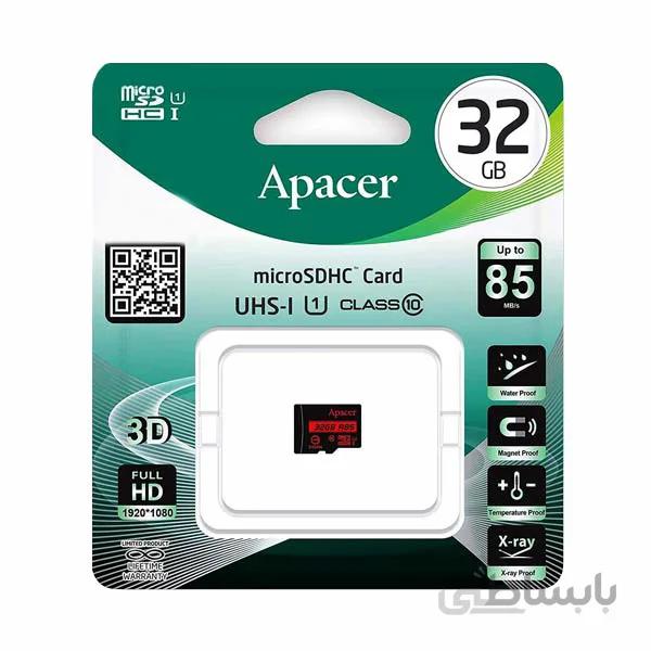 کارت حافظه microSDHC اپیسر مدل AP32GM کلاس 10 UHS-I U1 ظرفیت 32 گیگابایت