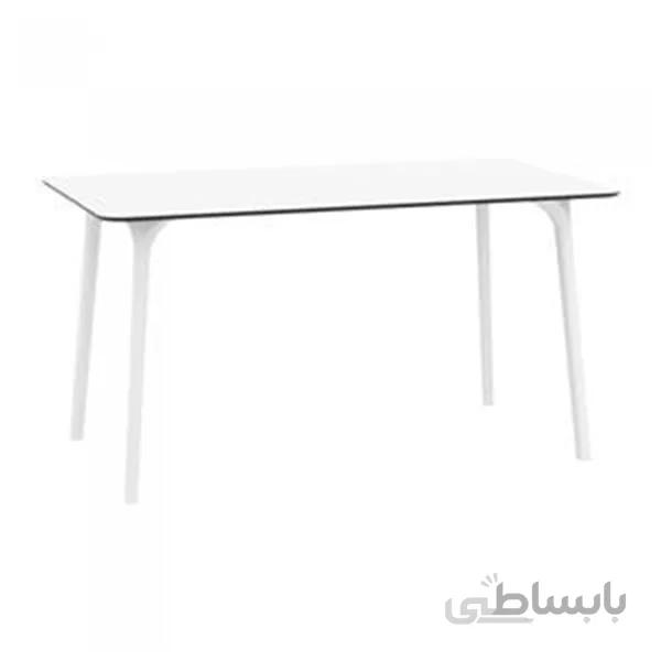 میز مدل MAYA 140 با پایه مایا پلیمری صنایع نظری