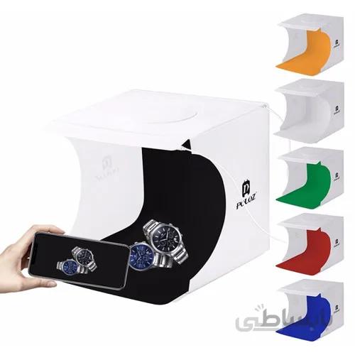 خیمه عکاسی نور دار 20×20 پلوز | Puluz Photography Tent LED 20x20cm