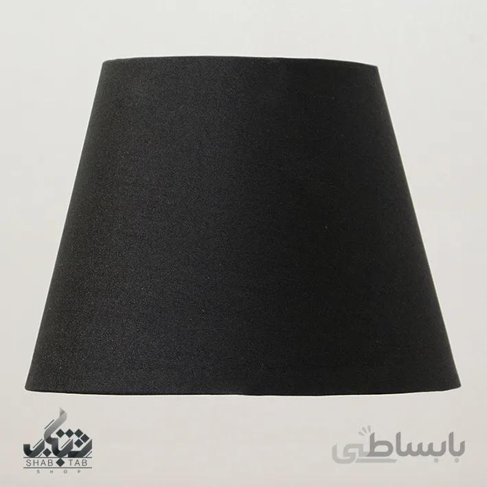 شید آباژور مدل طلقی سایز 33 مشکی – سرپیچ E27