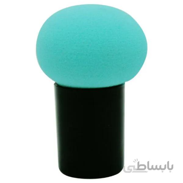پد آرایشی مدل قارچی دسته دار سبز ا Mushroom model cosmetic pad with handle
