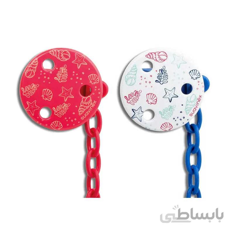 گیره پستانک کارتونی گرد سواوینکس