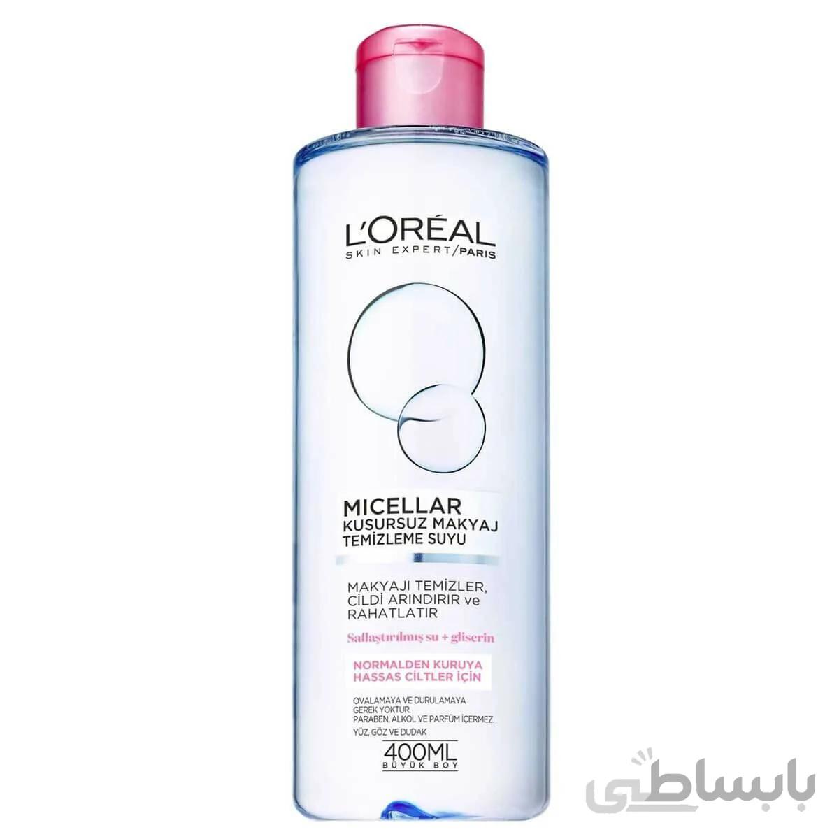 محلول پاک کننده لورآل مدل Normal to Combination Skin حجم 400 میلی لیتر