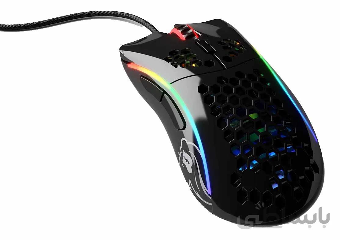 موس گیمینگ گلوریس مشکی براق Mouse Glorious Model D Minus Glossy Black