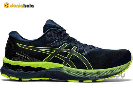 کفش کتانی پیاده روی، رانینگ و اسپرت آسیکس ژل نیمباس لایت 23 Asics GEL-NIMBUS 23 LITE 1011B007-400 ا Walking running and sneakers Asics GEL-NIMBUS 23 LITE 1011B007-400