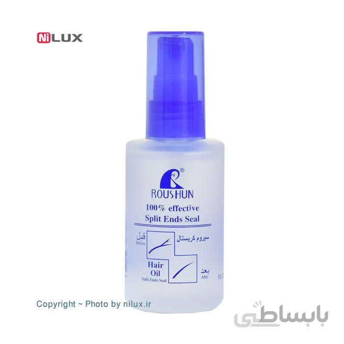 سرم ضد وز و ترمیم کننده روشان مدل کریستال حجم 50 میلی لیتر ا Roushun Crystal Serum Anti slip and repair 50ml