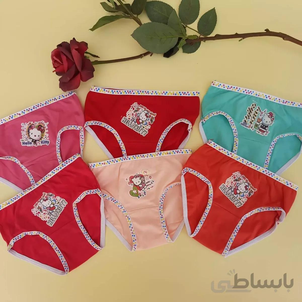 شورت نخی لاکارا اسلیپ دخترانه دارای رنگبندی متنوع