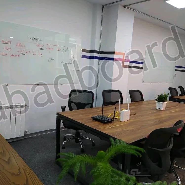 تخته وایت برد شیشه ای سایز 90x60 سانتیمتر
