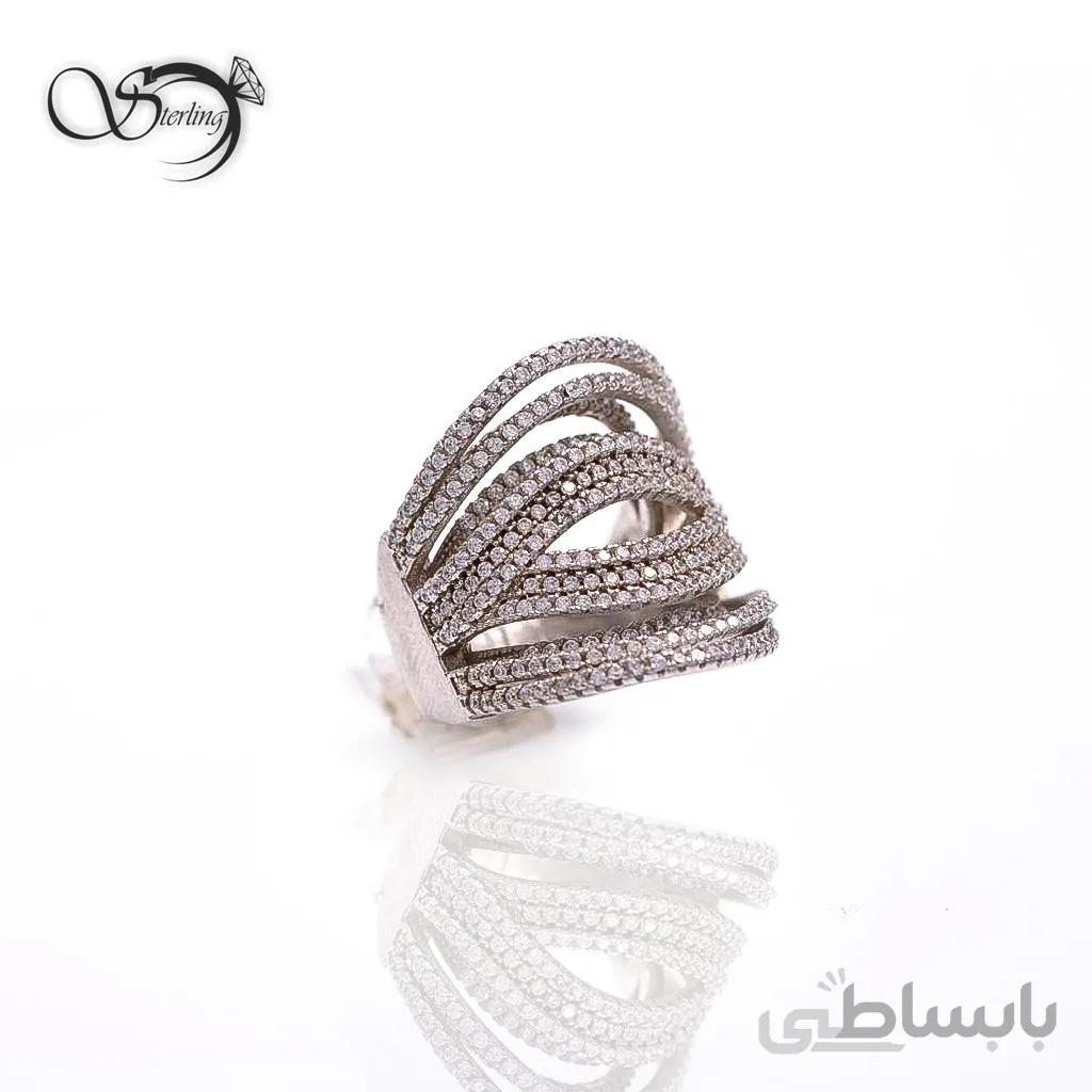 انگشتر نقره زنانه کد: 1136