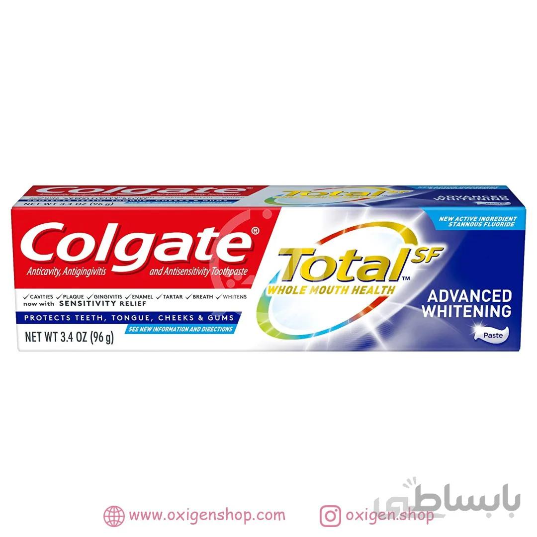 خمیر دندان کلگیت مدل Total Whitening ا Colgate Pasta de dientes Total Whitening